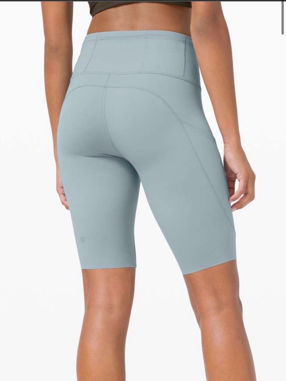 Lululemon Fast And Free Short 10" *Non-Reflective Blue Cast Size 10 - Picture 2 of 13